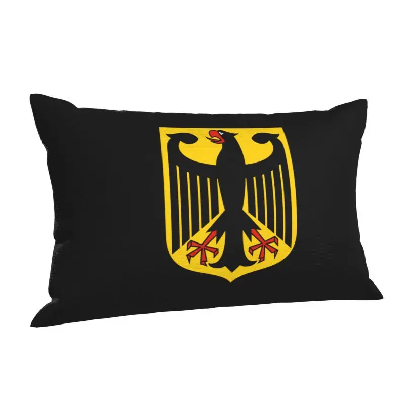 Custom Coat Of Arms Of Germany Modern Throw Pillow Covers German Flag Eagle Pillow Case Rectangle