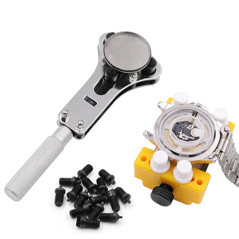 A/B/C/D/E jam tangan gaya alat pembuka kotak jam tangan dapat disesuaikan 3 cakar sekrup jam tangan penutup belakang pelepas kunci pas buka alat reparasi pembuat jam