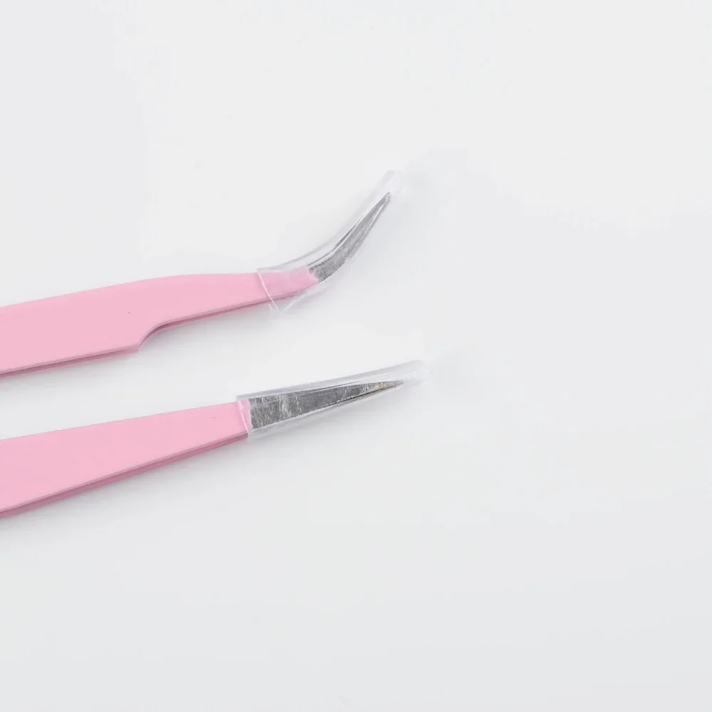 1개 속눈썹 핀셋 인조 속눈썹 연장 클립 플라이어 눈썹 핀셋 헤어 네일 아트 납땜 속눈썹 집게 메이크업 도구