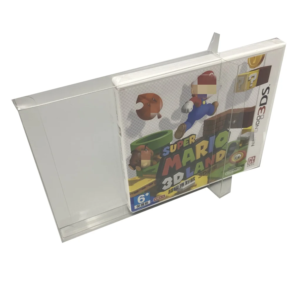 

Transparent Storage Box For Nintendo 3DS Game Collect Boxes Carton Save Collections Clear Display Case