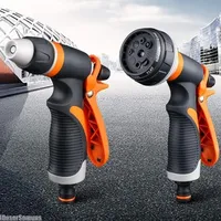 8 Spraying Modes High Pressure Garden Hose Nozzle Sprayer Lawn Watering Multi-function Car Wash Heavy Duty Handheld Pet Shower