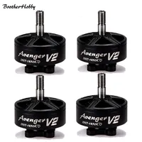 4pcs BrotherHobby Avenger V2 2507 1200/1500/1750/1850/2200/2450/2700KV 4-6S Brushless Motor FPV Racing RC Quadcopter Drone