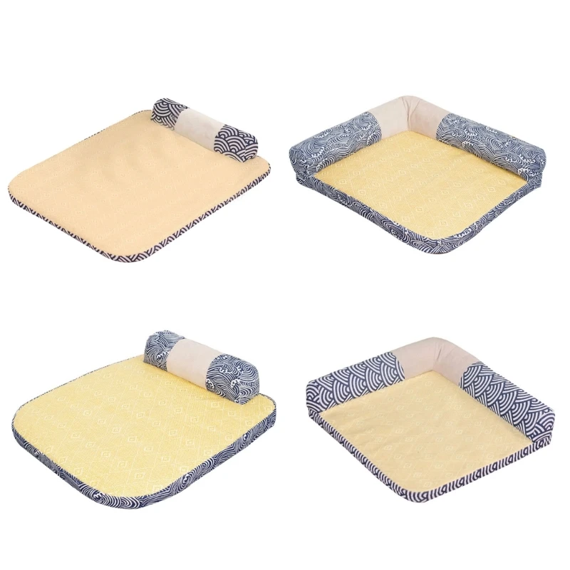 

Summer Cooling Mat for Pet Small Cats Self Cooling Pads Breathable Lounger