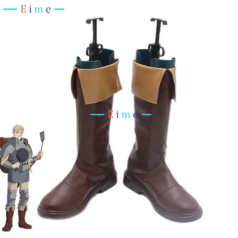 

Laios обувь для косплея аниме вкусный в подземе реквизит для косплея обувь из искусственной кожи Хэллоуин карнавальные ботинки на заказ