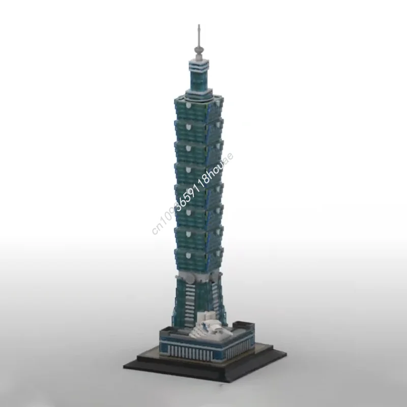 2427 pièces MOC Taipei Architecture modèle blocs de construction Architecture assembler bricolage idée jouet éducation brique cadeaux de noël enfants