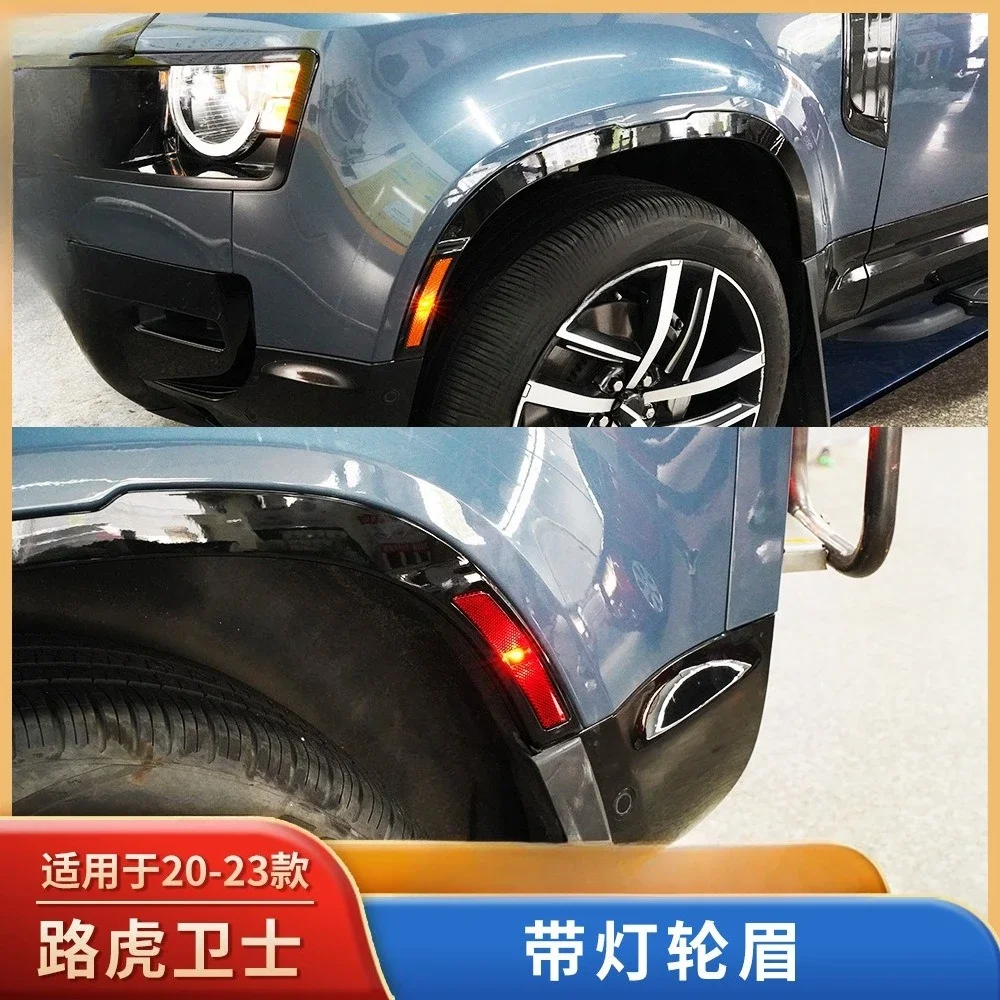Suitable for 20 + Land Rover New Defender 90 with Turn Signal Black Wheel Arch Replacement Accessories 110 Upgraded Wheel