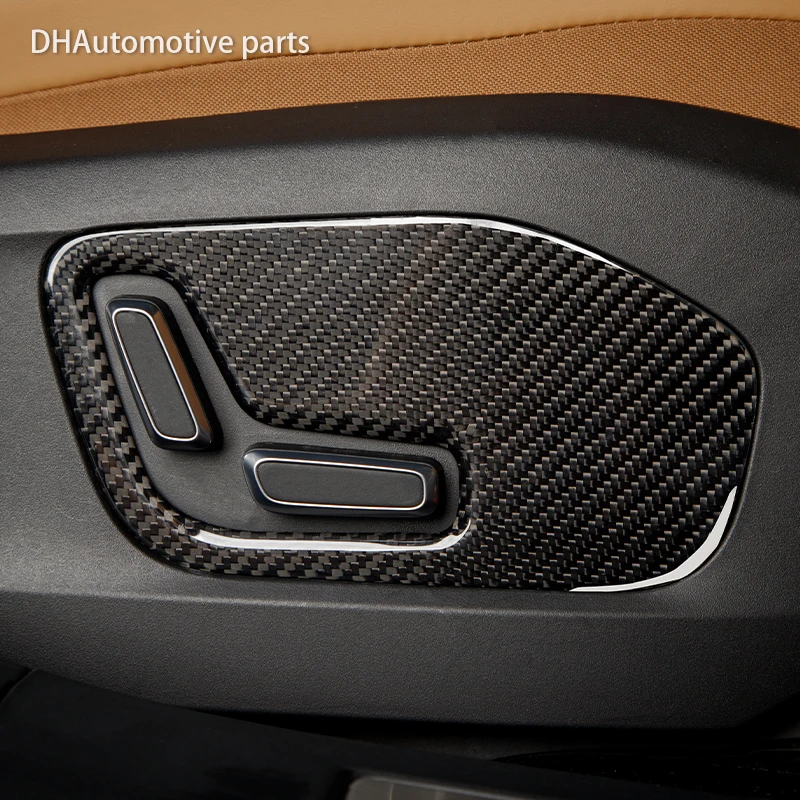 2 Pcs Carbon Fiber Seat Button Sticker for Zeekr 001 2021-2023 New Condition