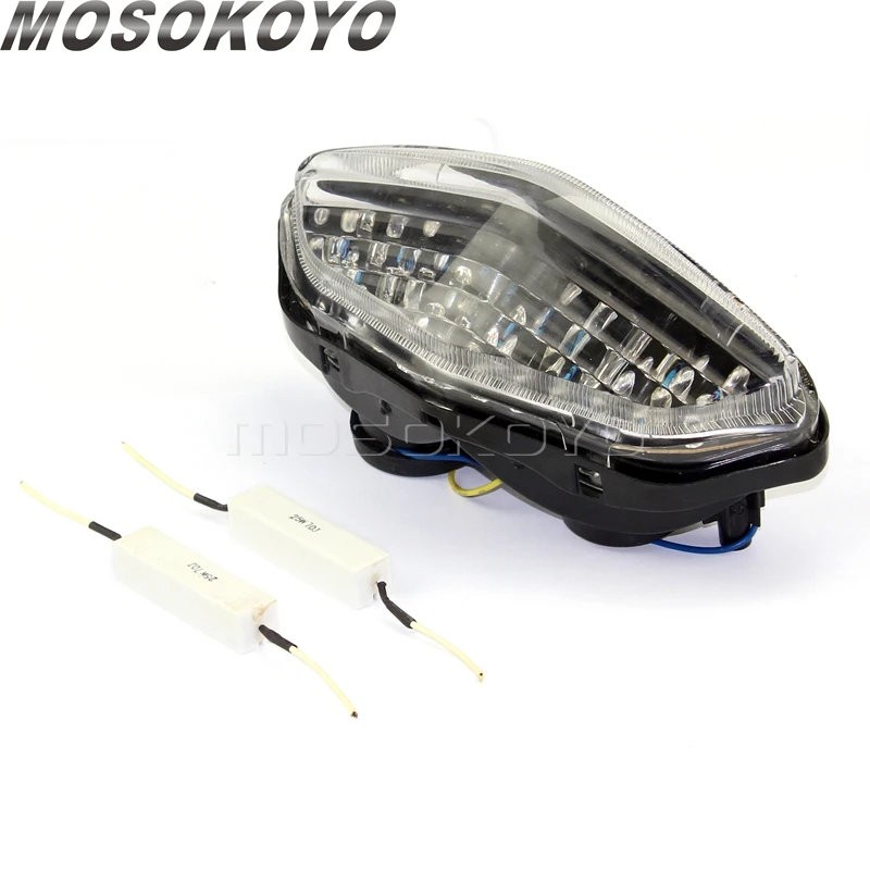 For Suzuki V-Strom DL 1000 650 LED Tail Light Integrated Rear Brake Stop Lamp Turn Signal Taillight Assembly DL650 DL1000 03-08