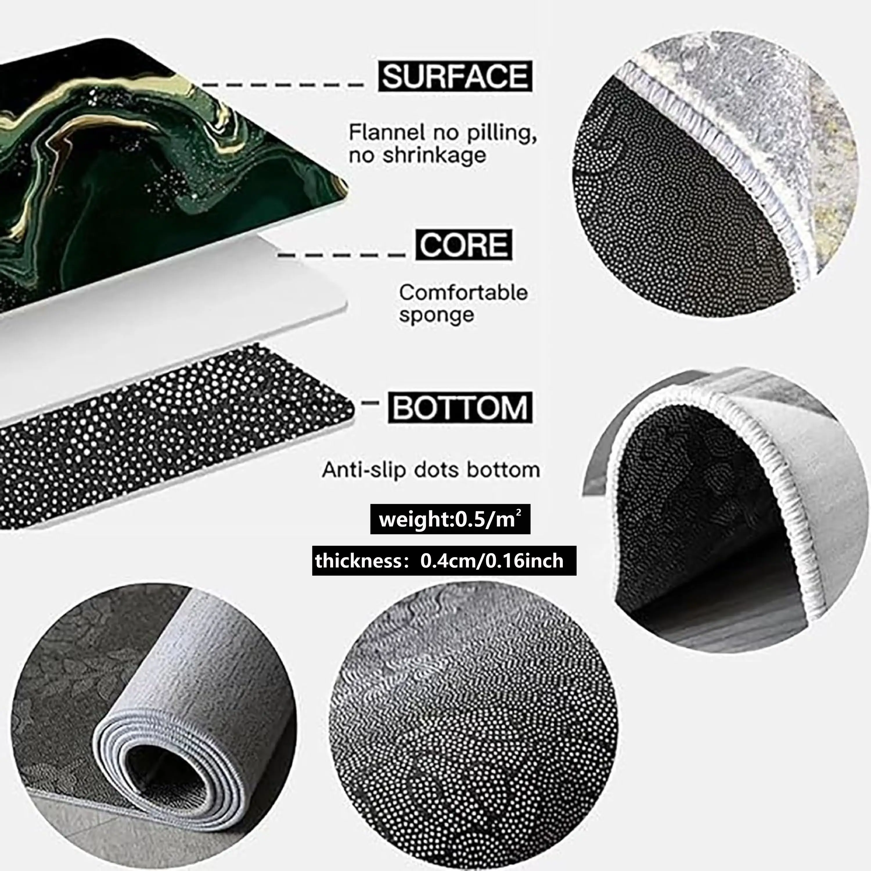 سجادة على شكل سيارة سباق رائعة من VIKAMA - نسيج مسار سباق السيارات باللون الأزرق مضاد للانزلاق ومقاوم للبقع لتزيين جو اللعبة