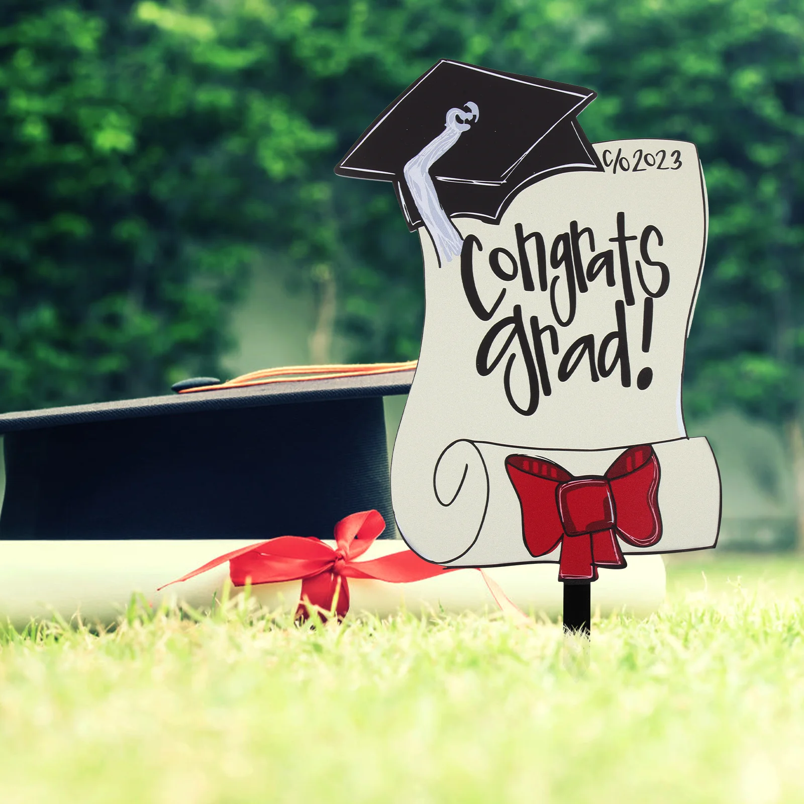 

Акриловые декоративные вставки, вывески для выпускного двора, газонные колья, вечерние фон, садовые нити, поздравления, выпускной знак, вставленный сезон