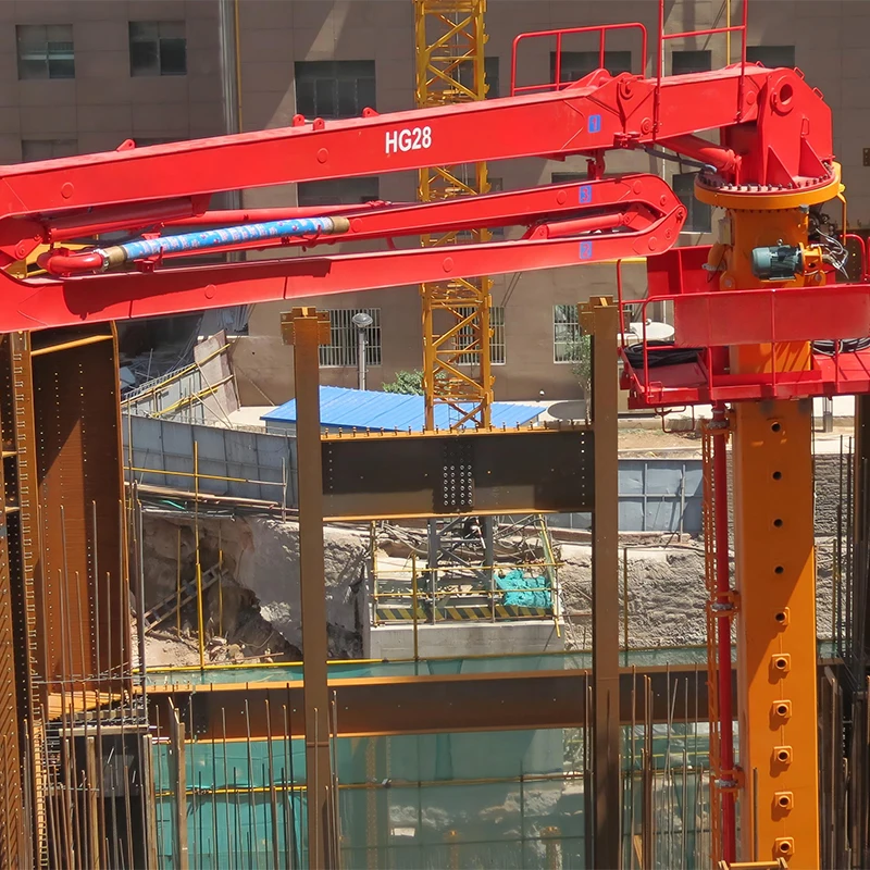 Crawler Hydraulic Concrete Placing Boom Mobile Pump for Bridge Dam Construction Wholesale Hormigonera