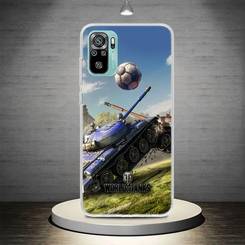 World of Tanks Phone Case Coque For Xiaomi Redmi Note 13 12S 12 11 11S 11T 11E 10 Pro Plus 10S 9 9S 9T 8 8T Global 7 Cover Case