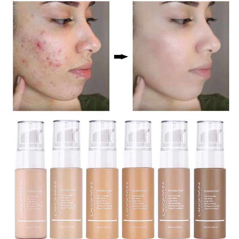 30ml Liquid Foundation Soft Matte Concealer 13 Colors Primer Base Professional Face Make up Corrector Cream Cosmetic