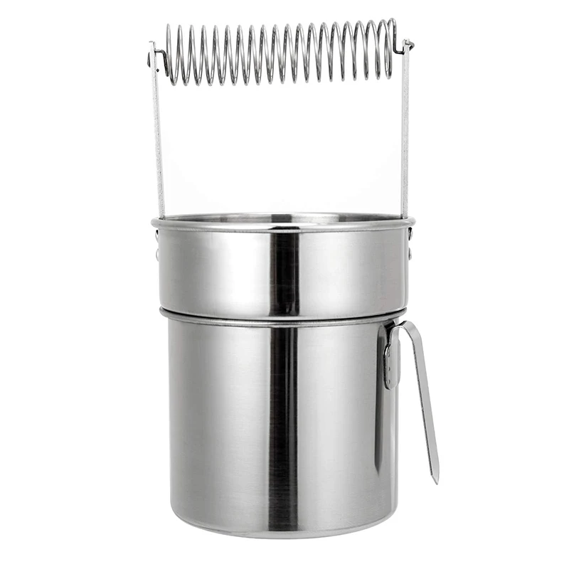 

Stainless Steel Paint Brush Cleaner Double Layer Paint Brush Holder with Wash Tank