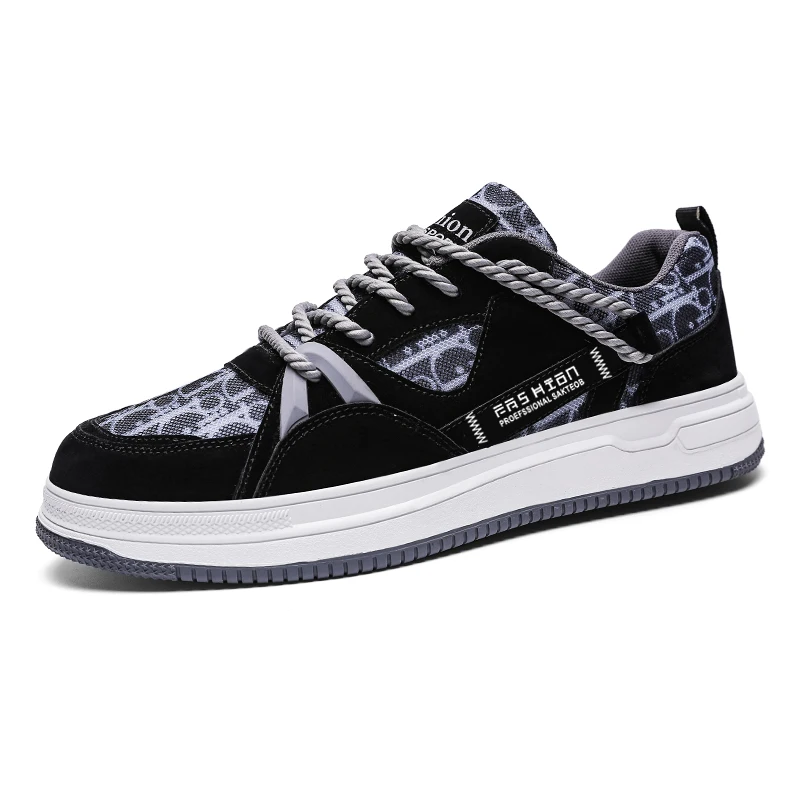 

2025 designer flat casual sports shoes, canvas shoes, anti-slip loafers, walking and fitness men's shoes, large size