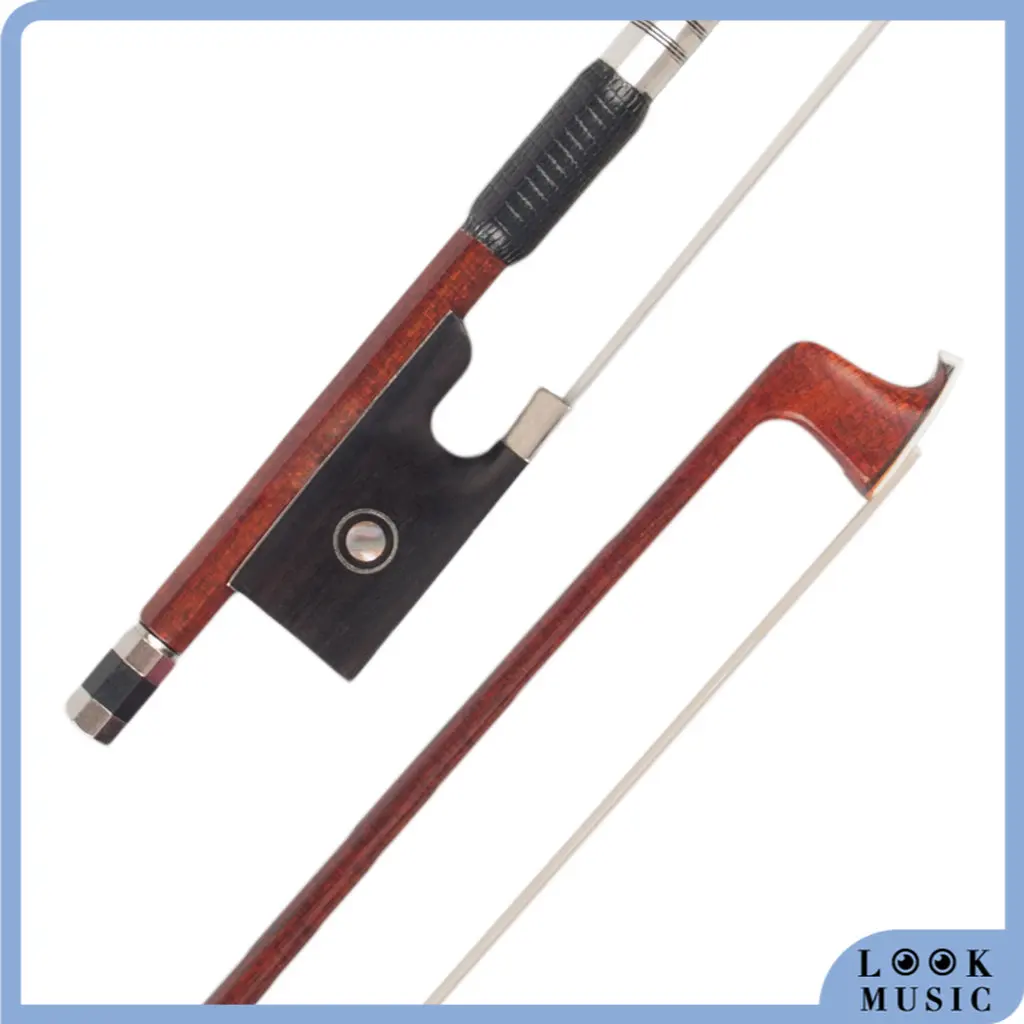 

Pernambuco роскошное углеродное волокно 4/4 лук для скрипки углеродное волокно палка Pernambucos шпон лук из черного дерева лягушка W/глаз Парижа хорошо сбалансированное