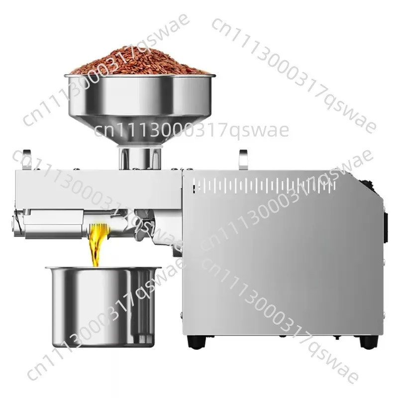 Intelligent Temperature Controlled Spiral Oil Extractor, Dual Voltage 110V/220V Mini Oil Press Machine