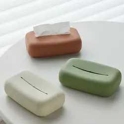 Simple Creative Silicone Tissue Box For Living Room Desktop Decoration Bedroom Paper Storage Box