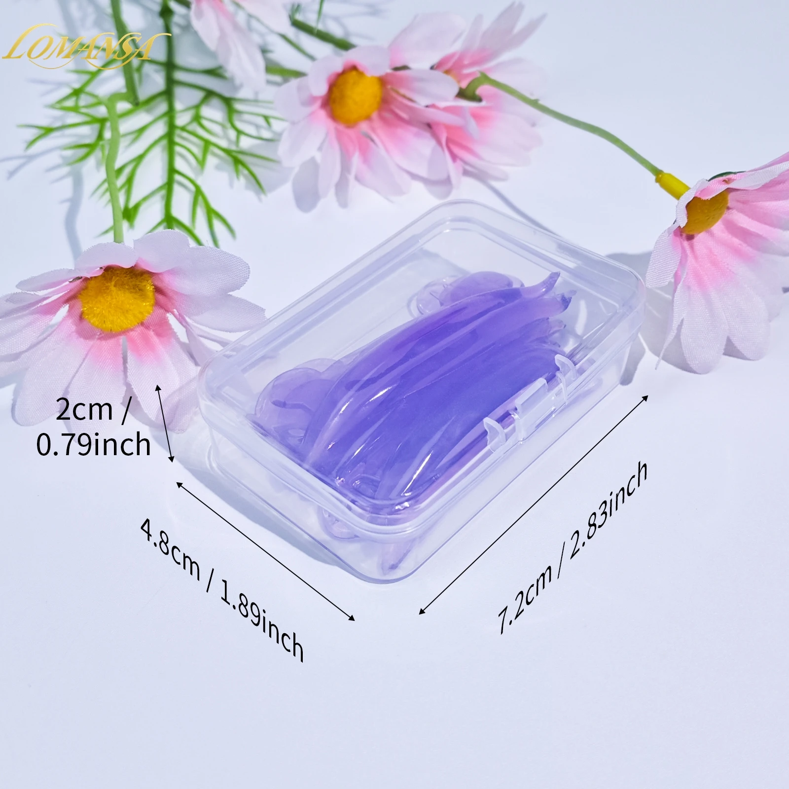 Lomansa 5 Pairs L Curl Silicone Eyelash Perm Pads Sticky Lashes Rod Shield Lifting 3D Eyelash Curler Accessories Makeup Tools