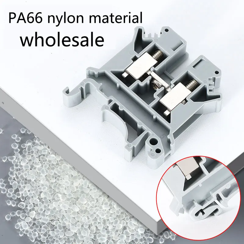 

20/50/100Pcs UK 2.5 Terminal Block UK2.5B Screw Connection Connect Strip 2.5B 2.5mm² Cable Electrical Din Rail Wire Connector