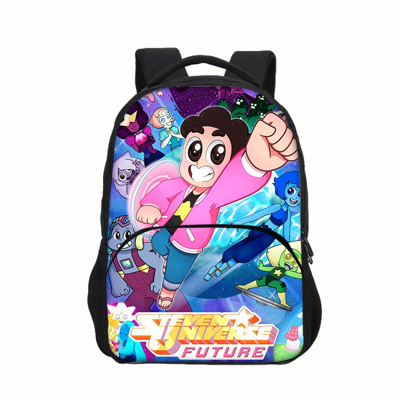 حقيبة ظهر مدرسية من ستيفن يونيفرس موتشيلا بطبقة مزدوجة وسحاب للتفتيح وحقائب كتب للأولاد والبنات أفضل هدية