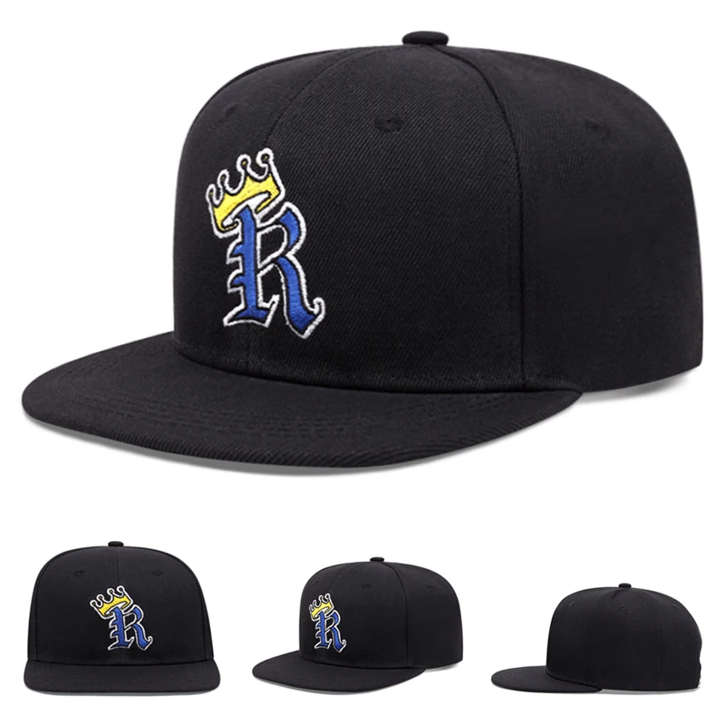 2026 Neue Baseballkappe mit R-Kronen-Stickerei, Hip-Hop-Skateboard-Mütze, Alltags- und Pendler-Dekoration, Sonnenschutz-Kappe, Unisex Flat-Edge-Hut
