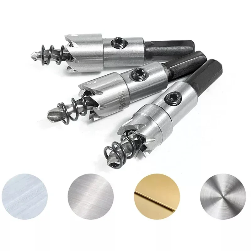 1Pcs 12mm to 100mm HSS Metal Holesaw Stainless Steel Alloy Cutter Drill Bit Hole Saw Cutter All Size