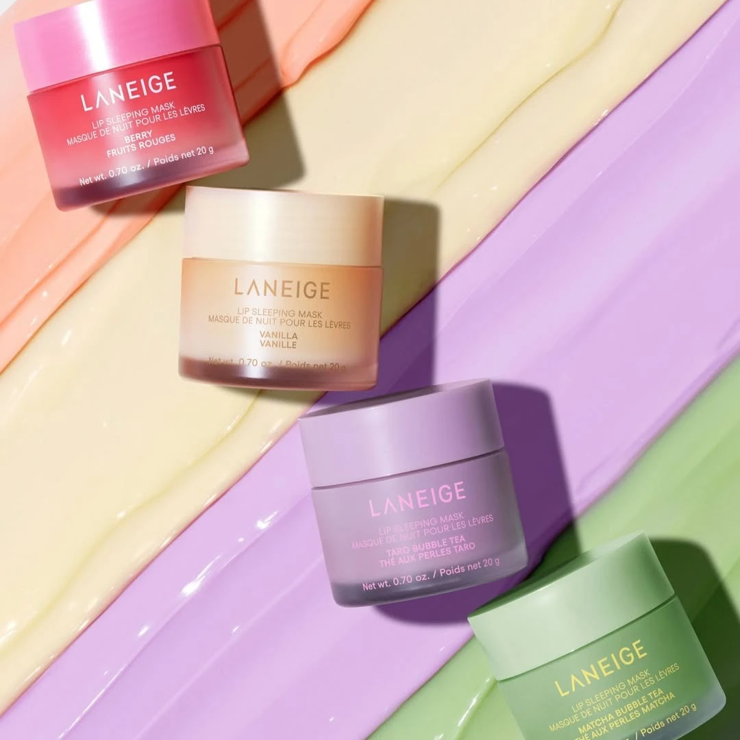 Brillo Labial de Vainilla y Fresa Gummy Bear, Mascarilla Labial, Brillo Voluminizador, Aceite Labial, Bálsamo Hidratante, Cuidado Exfoliante, Bálsamo Diario con Brillo