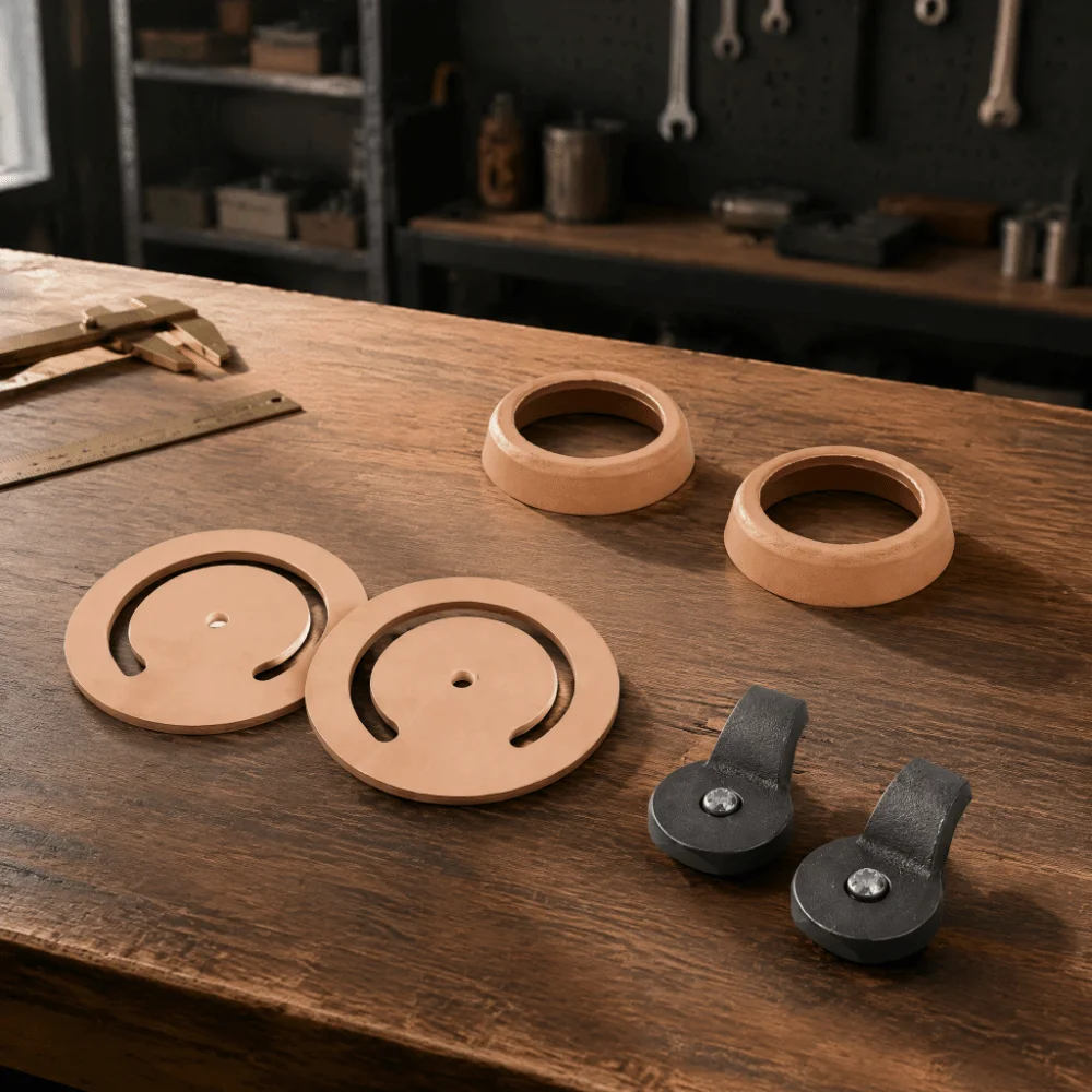 Lower Valve Cup Leather Hand Pump Repair Kit Check Valve Weight Maintenance Kit Well Pump Parts Set Pitcher Pump Cup Leathers