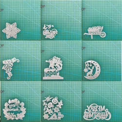 Christmas Metal Cutting Dies Stencils For DIY Scrapbooking Decorative Embossing Handcraft Template