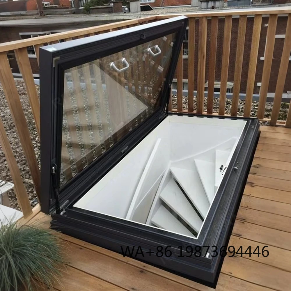 

Minimalist Thermal Insulation Skylight, Aluminum Escape Windows for Basement