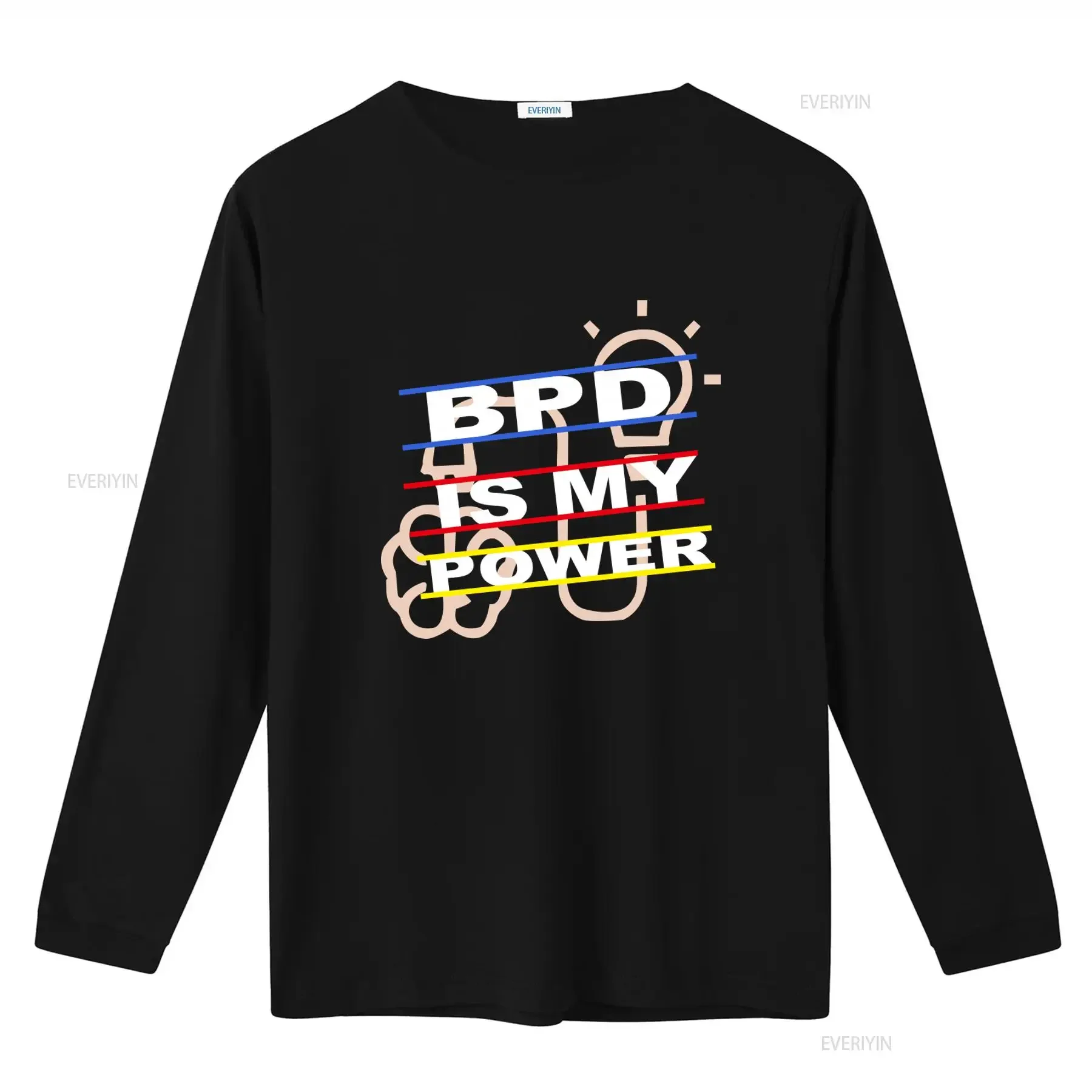 Borderline Personality Disorder Bpd Is My Power T Shirt for Style vintage Washed fashion designer clothes graphic homme Casual