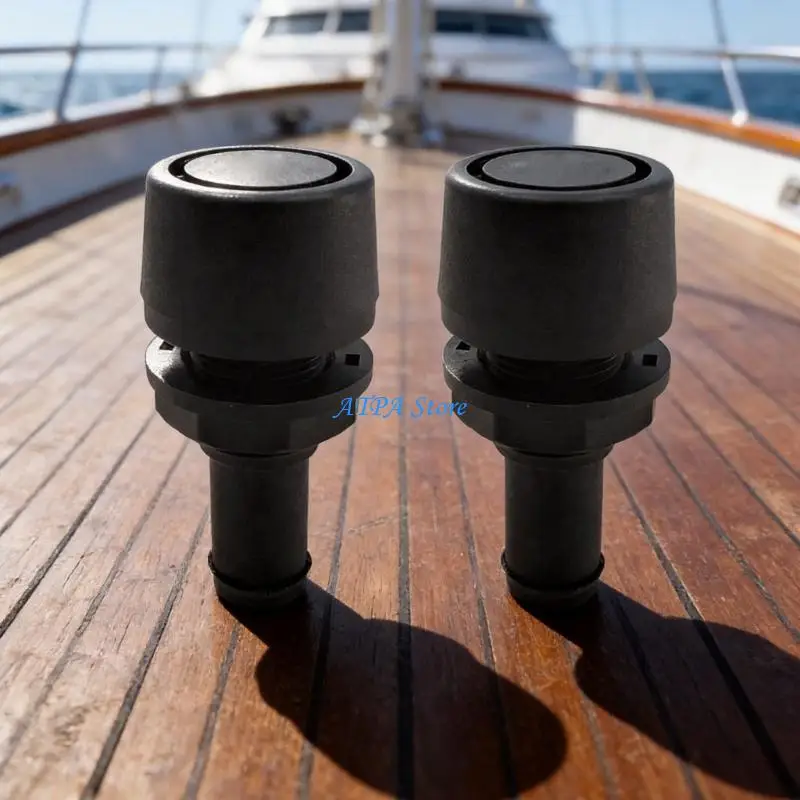 U13C Yacht Vent Fitting with Pressure-Balancing Function, 6-Sided Base, and Threaded Form for Replacement