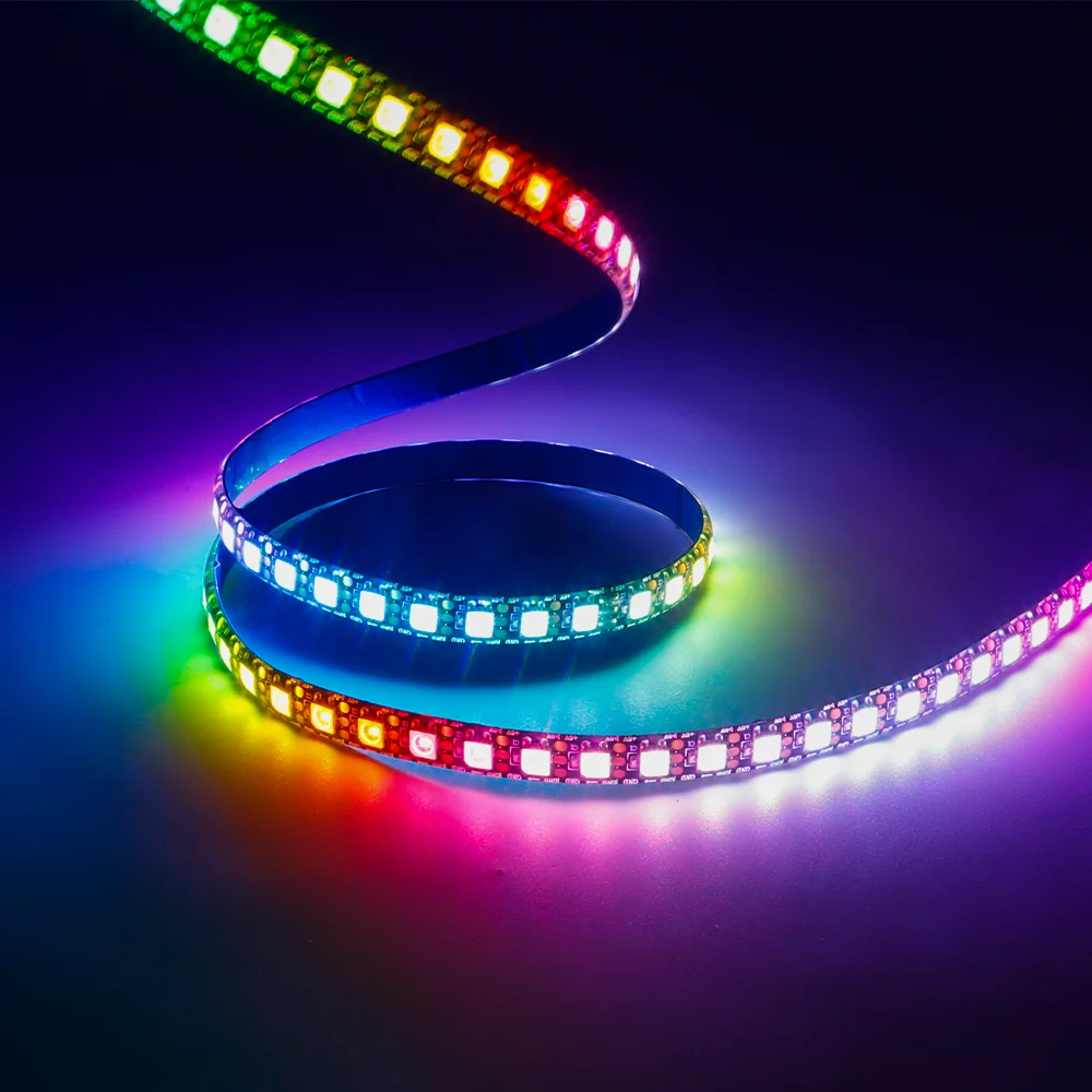 RGBIC Smart LED Strip Light WS2812B WS2815 WS2813 illuminazione flessibile indirizzabile individualmente lampada a led a colori 144LED/m 1-3m