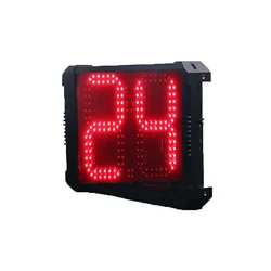 Basketball Game Time Countdown Timer, Portable Shot Clock with Buzzer and Remote, 8 '', 12, 24 Seconds