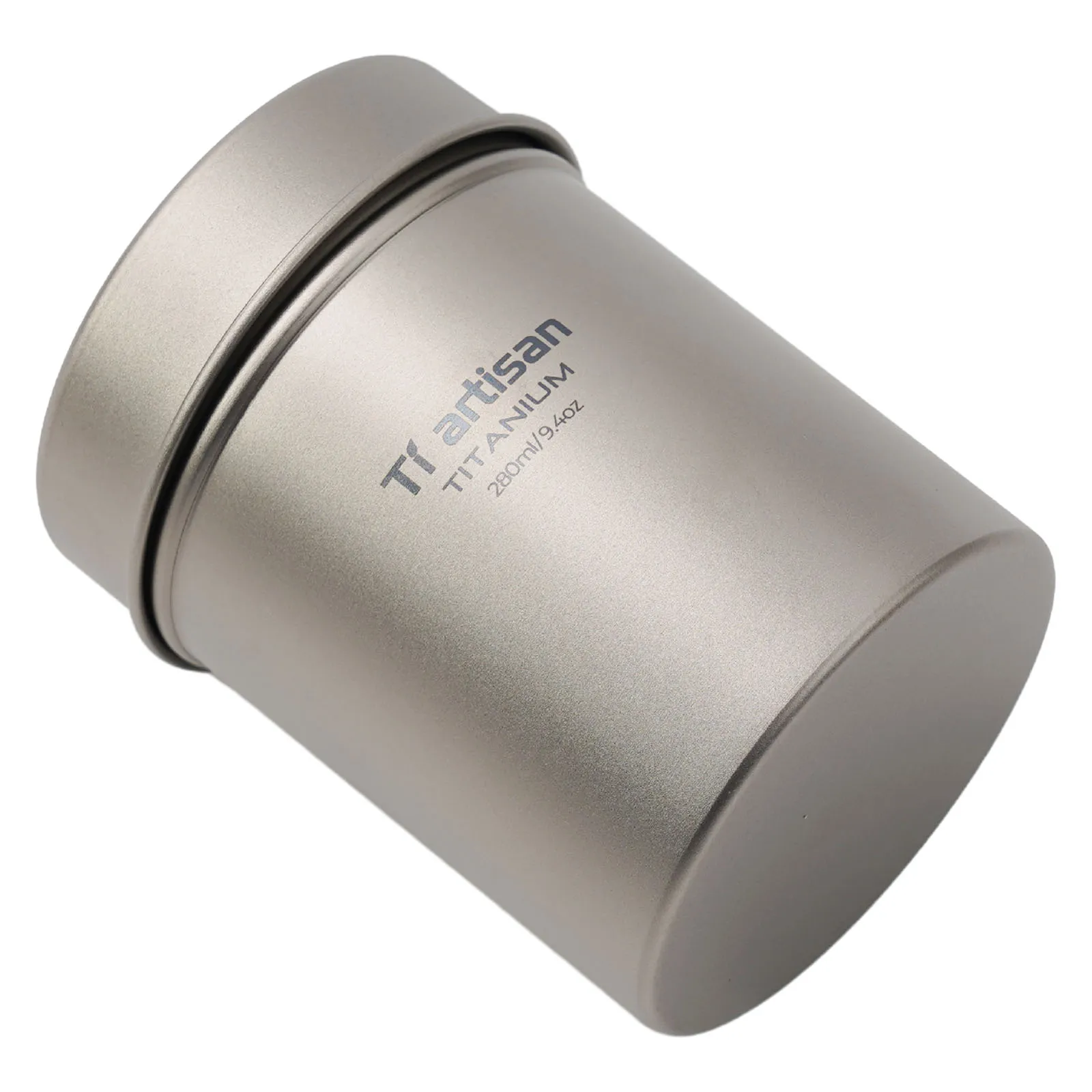 Treat Yourself With A 280ml Titanium Tea Tin Can For Coffee Loose Tea And More Portable Food Storage Container