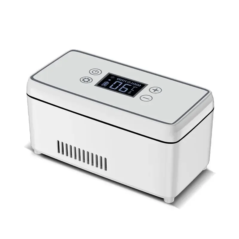 

Portable Travel Electric Refrigerator Wireless Mini Freezer Small Bottle Storage Box Plastic Outdoor Carry Storage Solution