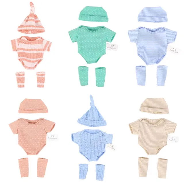 Ubranka dla lalek dla 20cm lalki dla dzieci DIY zabawki akcesoria dla lalek odpowiednie dla 8-calowego lalki sweter kombinezon akcesoria do ubranek dla lalek