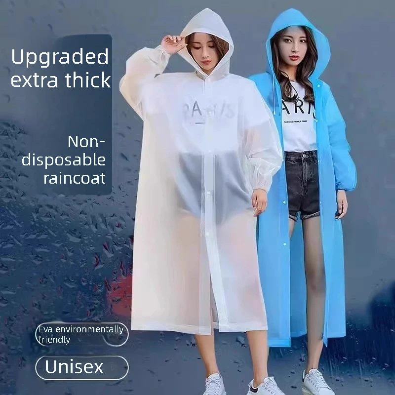 EVA Raincoat Waterproof Unisex Adult Cycling Suit for Outdoor Travel Hiking Cycling Jersey