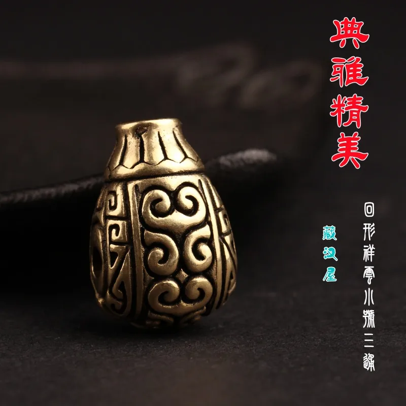 

Винтажная тибетская бусина-гуру из латуни с большим отверстием для Ваджры, Звезды, Луны, Пиксин, Мала, унисекс, ручной работы, для повседневного ношения, ювелирное украшение, подарок