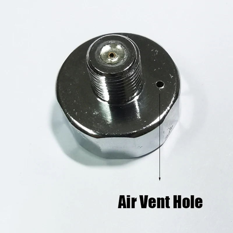 Mini 200bar 350bar Manometer Messgerät 1 Zoll 1/8NPT, 1/8BSPP, M10*1, M8*1 Hochdruck-Handpumpe Tauchen Bergsteigen – Detail 8