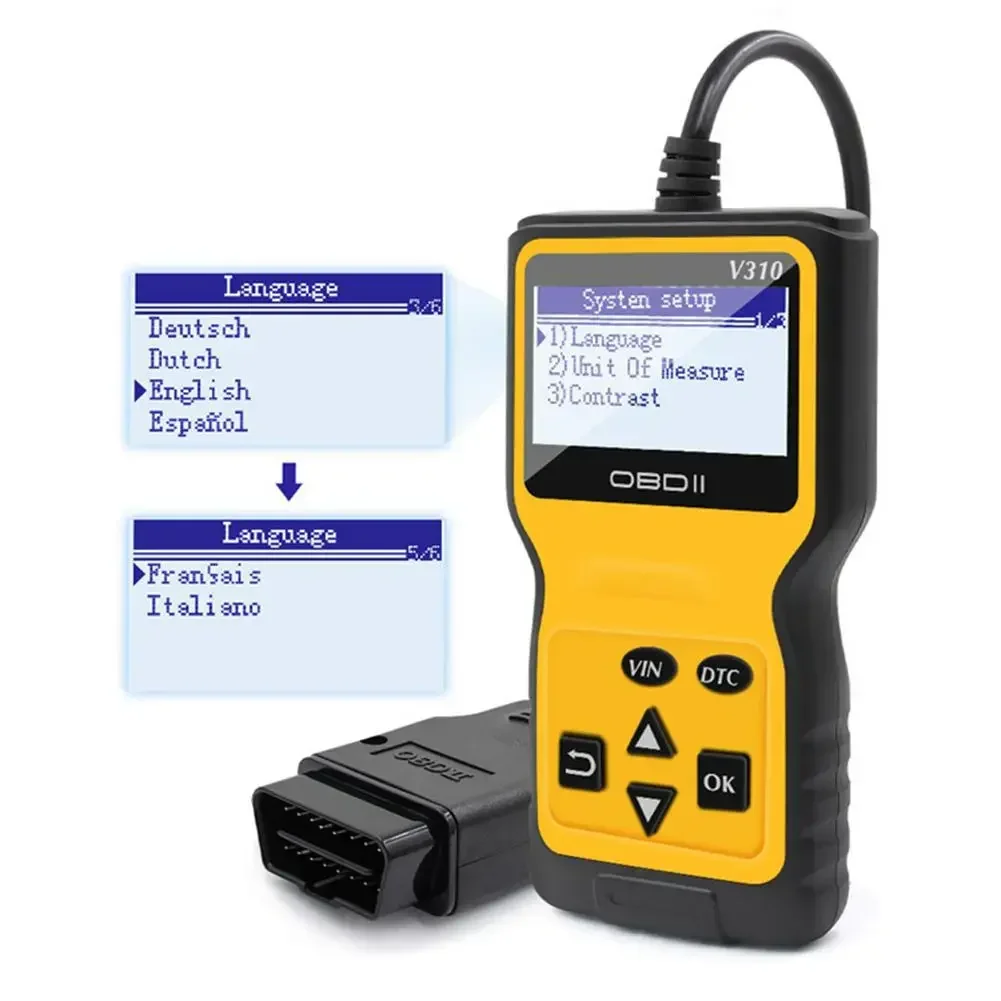

OBD2 Scanner Diagnostic Tool Professional Mechanic Diagnostic Code Reader Tool for Check Engine Light Mechanical Workshop Tools