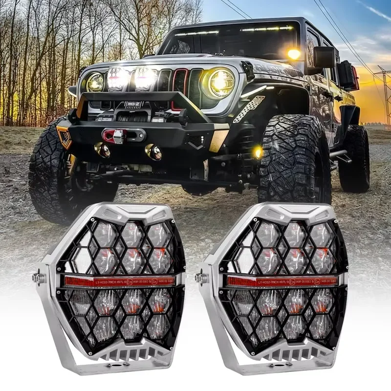 LOYO Manufacturer Flood Spot Beam IP68 Waterproof 7 Inch 120W Led Driving Light Auxiliary Work Light for Truck