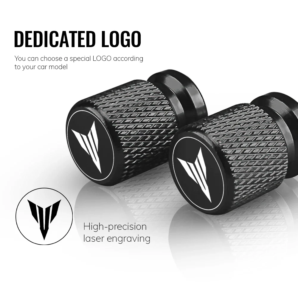 Motorcycle Standard Valve Cap Set Tire Caps Set For Yamaha MT10 MT09 MT07 MT03 MT125 MT 10 MT 09 MT 07 MT 03 MT 125