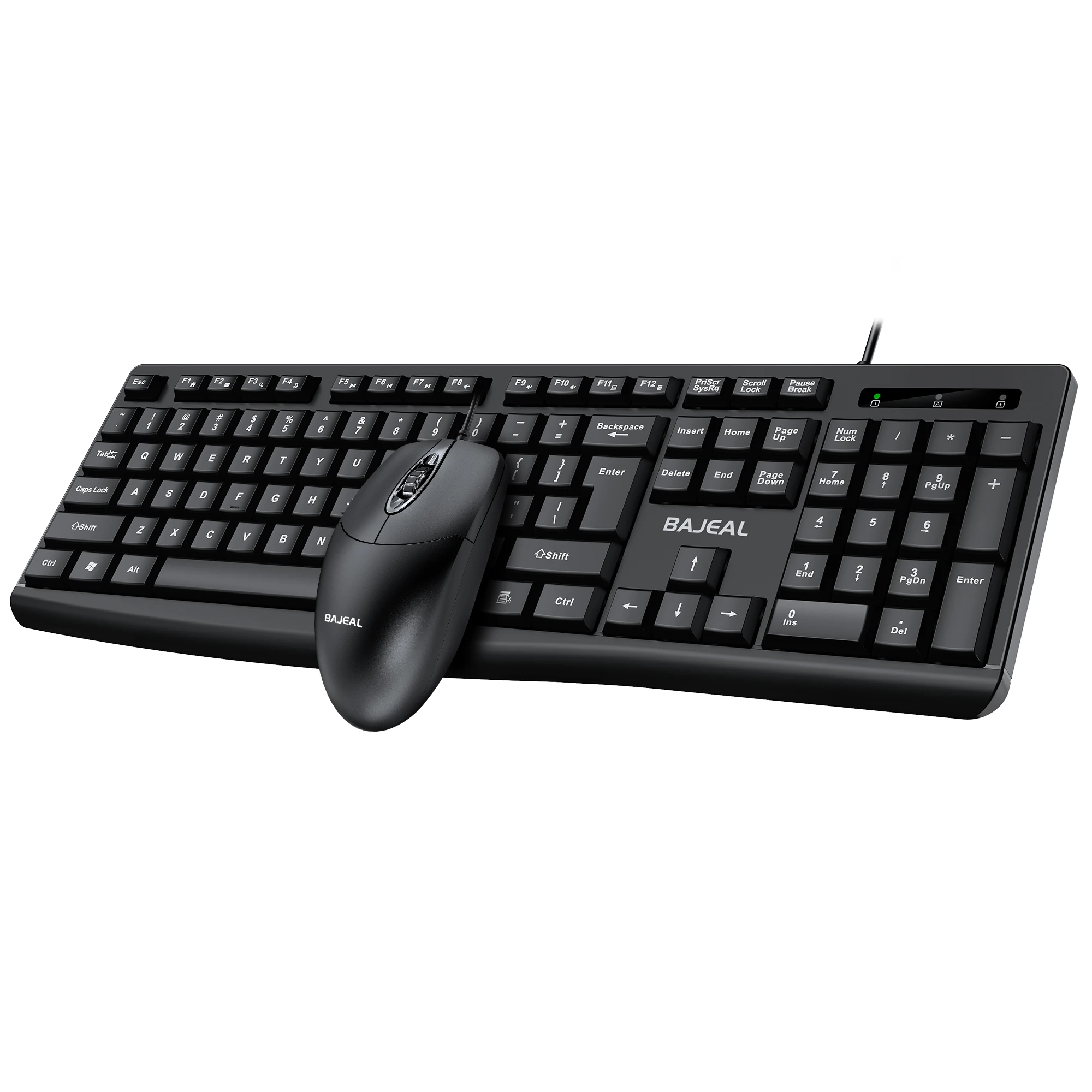 

Baiji T650 wired keyboard mouse suit desktop laptop game Office waterproof keyboard and mouse wholesale