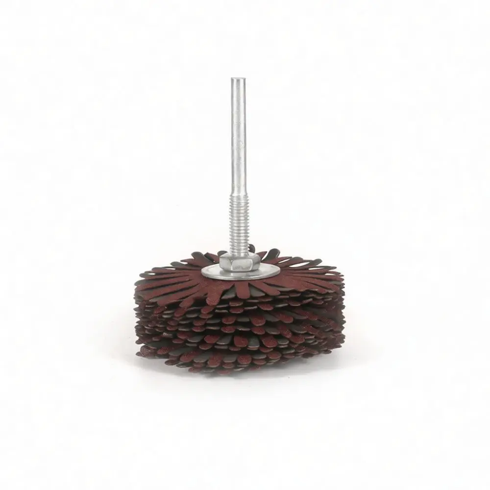 Sanding Flap Wheel For Wood Root Carving Metal Work Grinding Polishing Surface Burr Removal Abrasive Rotary Accessory