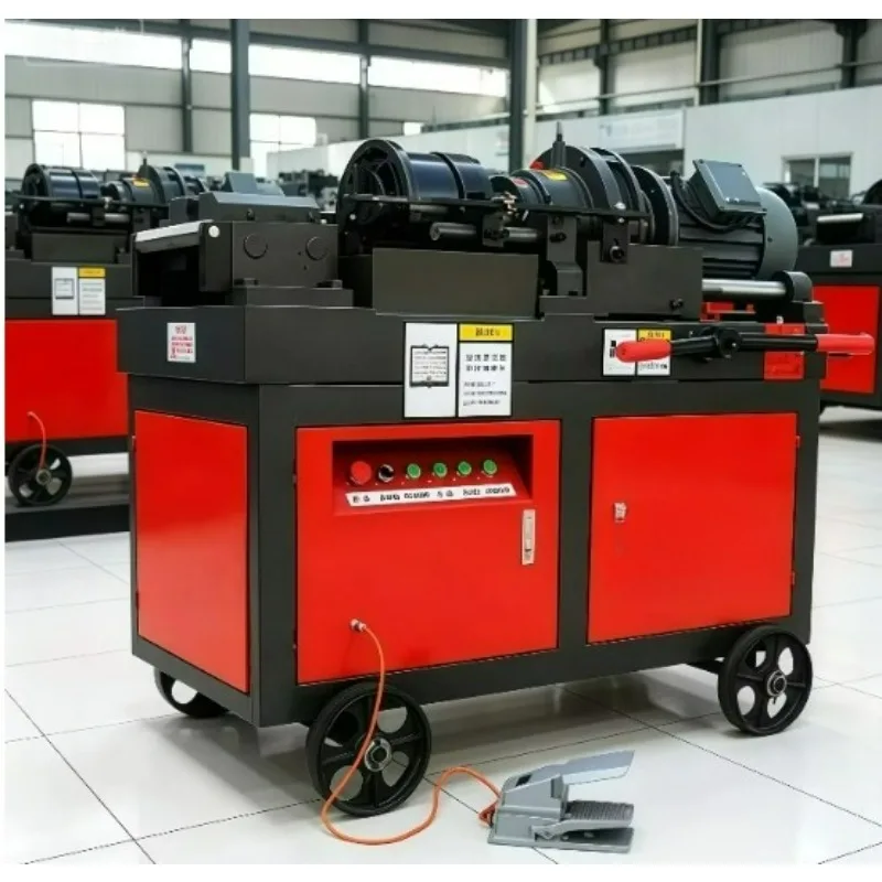 High Quality 6-40mm Rebar Thread Rolling Machine Hydraulic Motor Bolt and Nut Making Machine