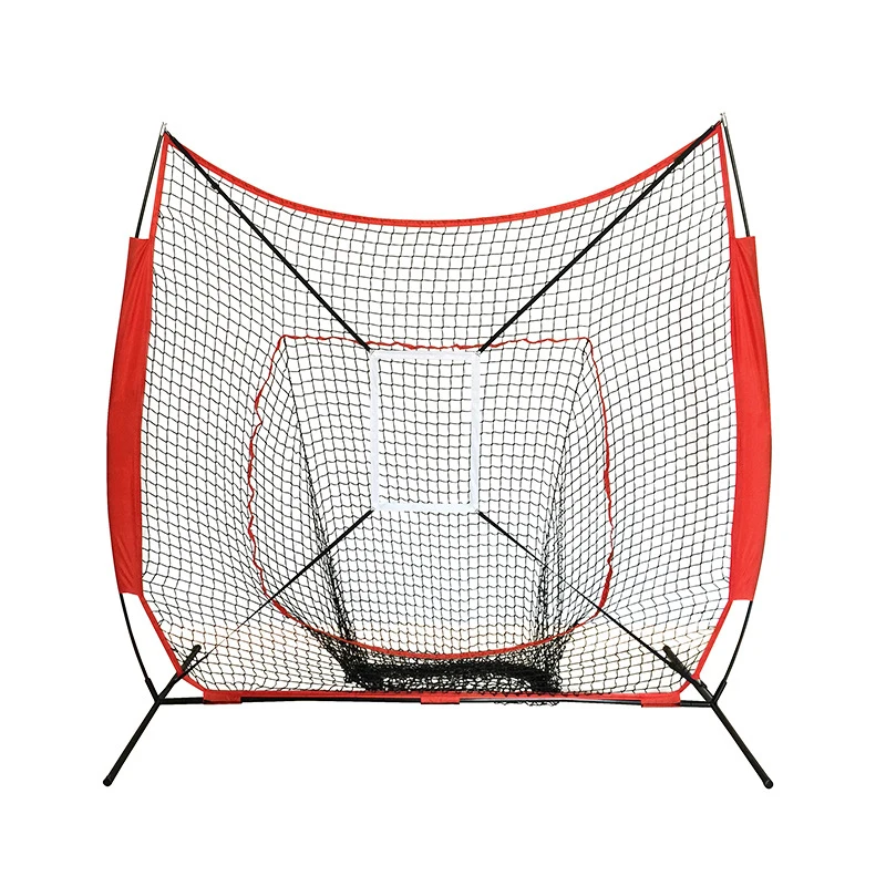 New 1PC Baseball Backstop Net Portable Baseball Practice Net Hitting Pitching Batting Training Net Baseball Accessories