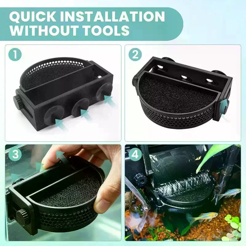 Aquarium Filter Baffle With Su - Aquarium Fish Betta review and price