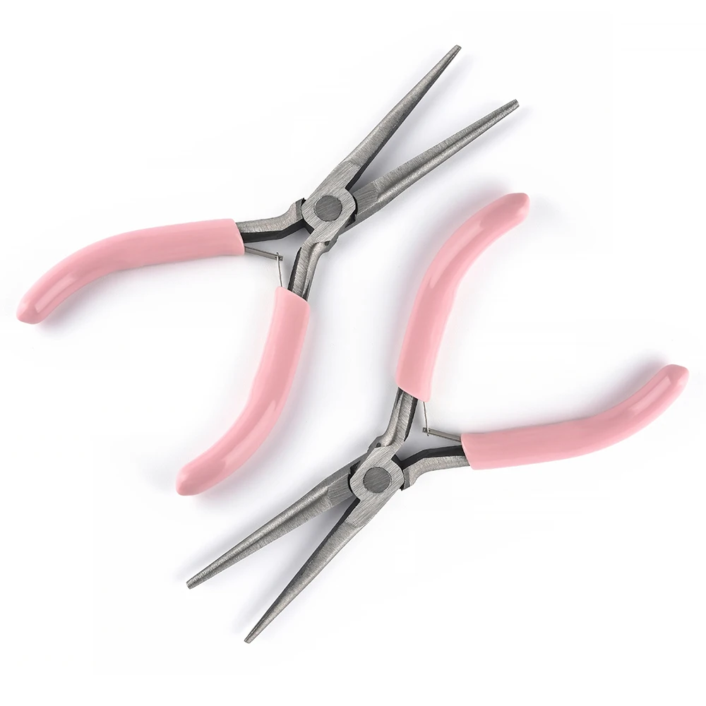 1pc Long Pointed C Curve Pincher Pliers Nail Clip Shaping Steel Nail Art Tweezer for UV Gel Tips Nails Extension Manicure Tool